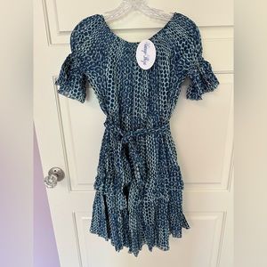 Vintage Ibiza Cayman Dress in Blue Multi (NWT)